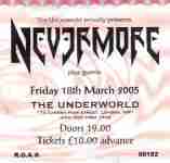 Nevermore ticket