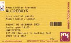 The Quireboys ticket