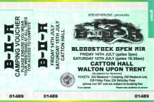Bloodstock Open Air ticket