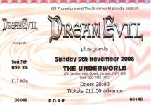 Dream Evil ticket