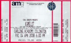Kamelot ticket