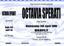 Octavia Sperati ticket