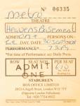 Heaven's Basement ticket