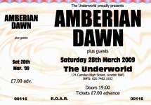 Amberian Dawn ticket