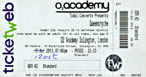Queensrÿche ticket
