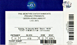 Queen ticket