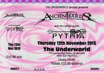 Ancient Bards ticket