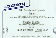 Therion ticket