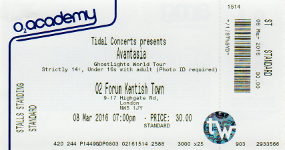 Avantasia ticket