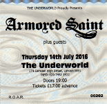 Armored Saint ticket