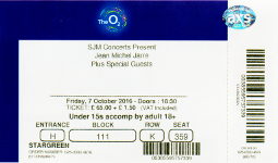 Jean-Michel Jarre ticket
