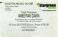 Amberian Dawn ticket