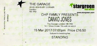 Danko Jones ticket