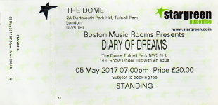 Diary Of Dreams ticket