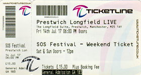 SOS Festival ticket