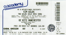 Kim Wilde ticket