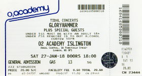 Gloryhammer ticket