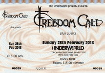 Freedom Call ticket