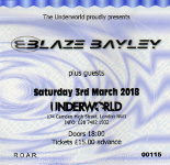 Blaze Bayley ticket