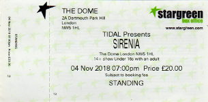 Sirenia ticket
