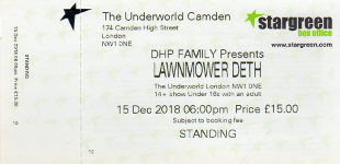 Lawnmower Deth ticket