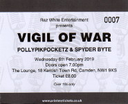 Vigil Of War ticket