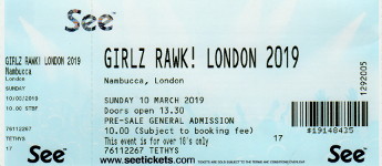 Girlz Rawk! ticket