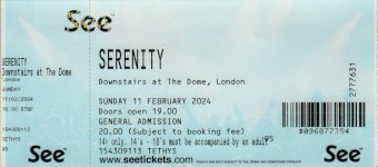 Serenity ticket