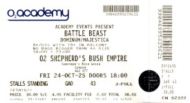 Battle Beast ticket