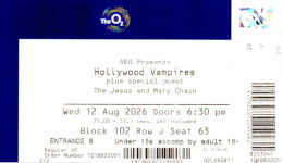 Hollywood Vampires ticket