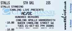 AC/DC ticket