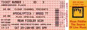 Apocalyptica ticket