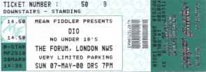 Dio ticket