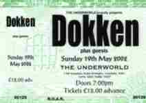 Dokken ticket