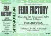 Fear Factory ticket