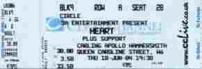 Heart ticket