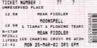 Moonspell ticket