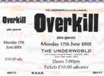 Overkill ticket