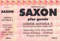 Saxon ticket