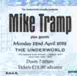 Mike Tramp ticket