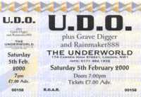 U.D.O. ticket