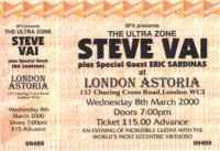 Steve Vai ticket